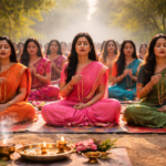 WOMEN CHANTING MANTRAS