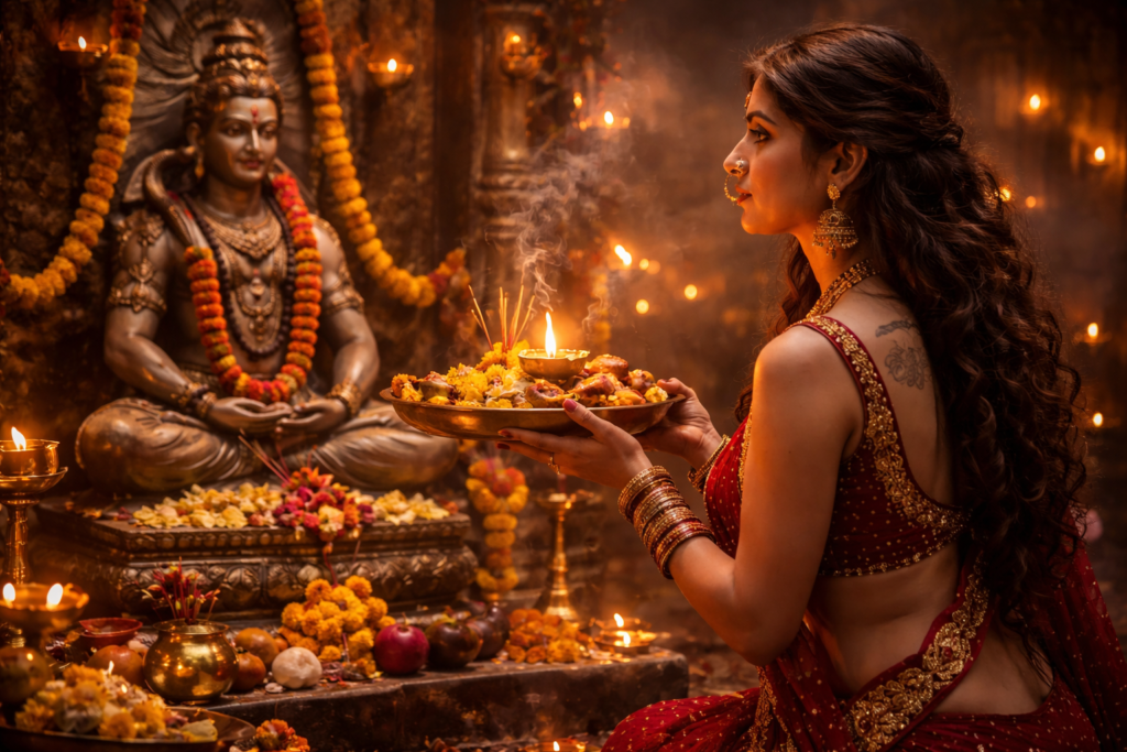 A PROSTITUTE WORSHIPPING