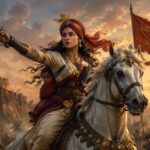 LAXMI BAI WEARING TURBAN