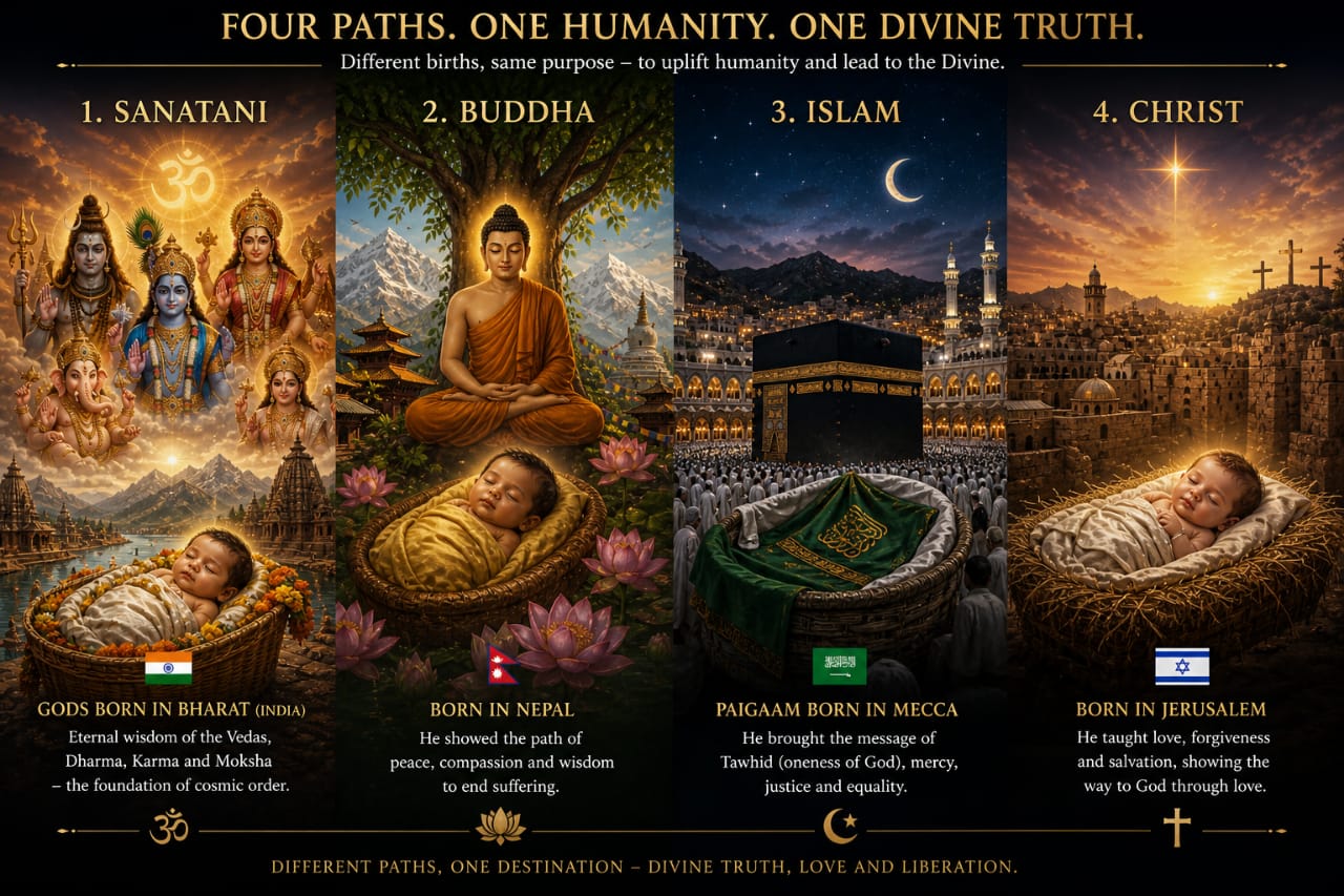 DIFFERENT GODS BORN IN OTHER COUNTRIES